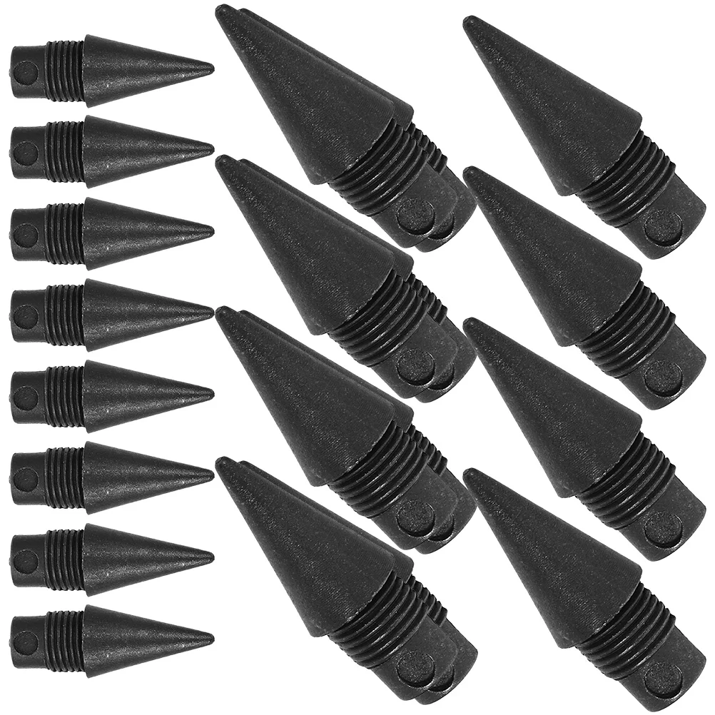 

40 Pcs Inkless Pencil Tip Portable Nibs Replacements Pencils Supplies Graphite Replaceable Tips