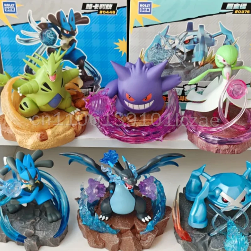 

In Stock Original Pokemon Figure Fight with All Your Might Series Blind Box Anime Character Model Collection Holiday Toys Gift