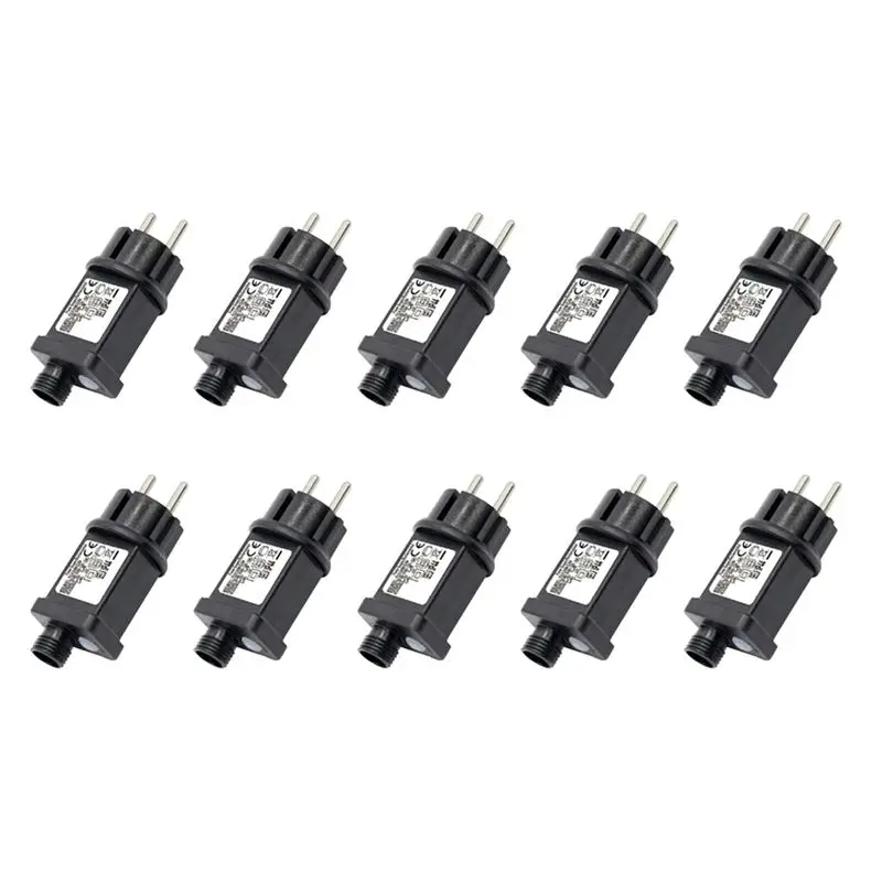 AA08-10X 24V Transformer Plug Power Supply Suitable For Christmas Halloween LED Equipment Decorations EU Plug