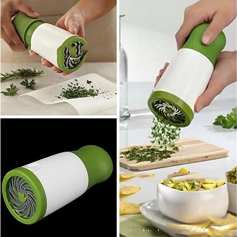 

Herb Grinder Manual Herb Grinder Spice Mill Parsley Shredder Chopper Vegetable Cutter Coriander Mincer Chili and Cilantro Kitche