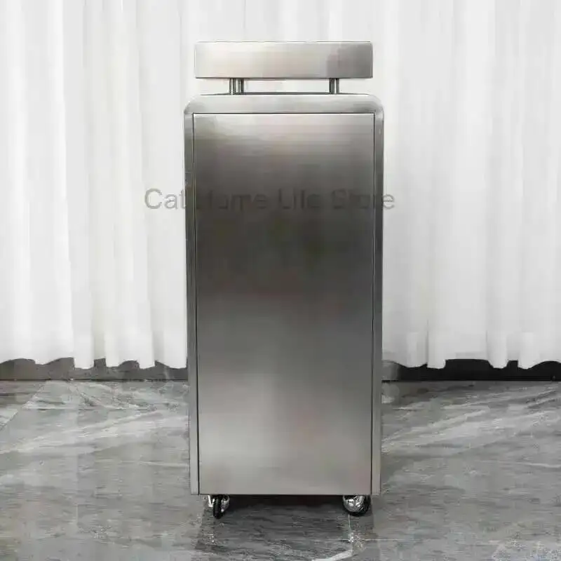 

Workshop Beauty Salon Hairdresser Equipment for Trolley Without Tool Make Up Pink Organizers Trolleys Auxiliary Cart Wheels Car