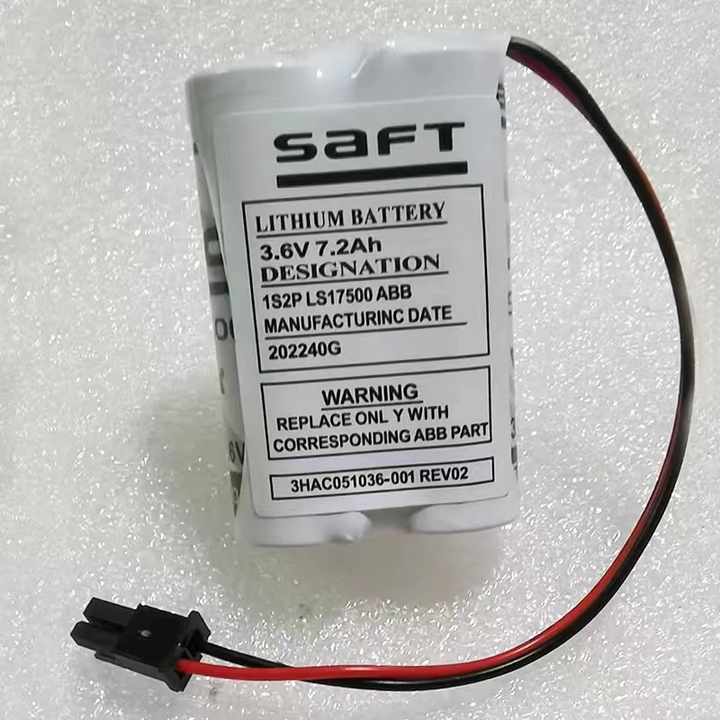 New ABB IRB120 Robot Battery, 3HAC051036-001, 3.6V, 7.2Ah