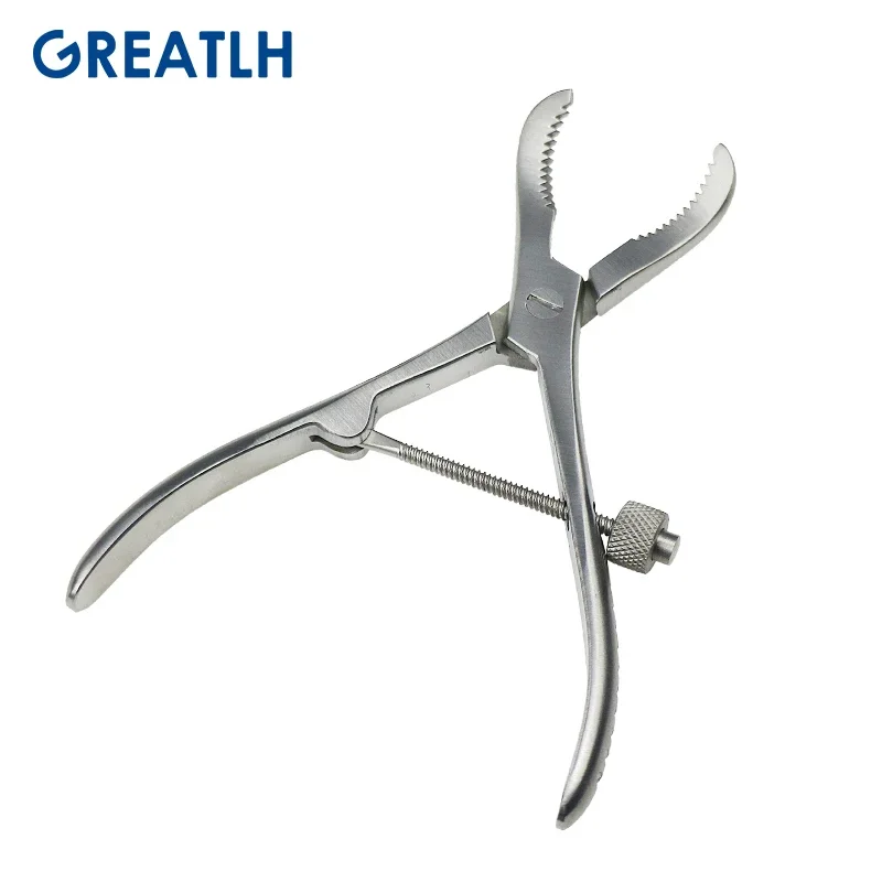 Bone Holding Forceps Stainless Steel Toothed Phalanges Reduction Forceps Veterinary Orthopedics Instruments 1pcs pet