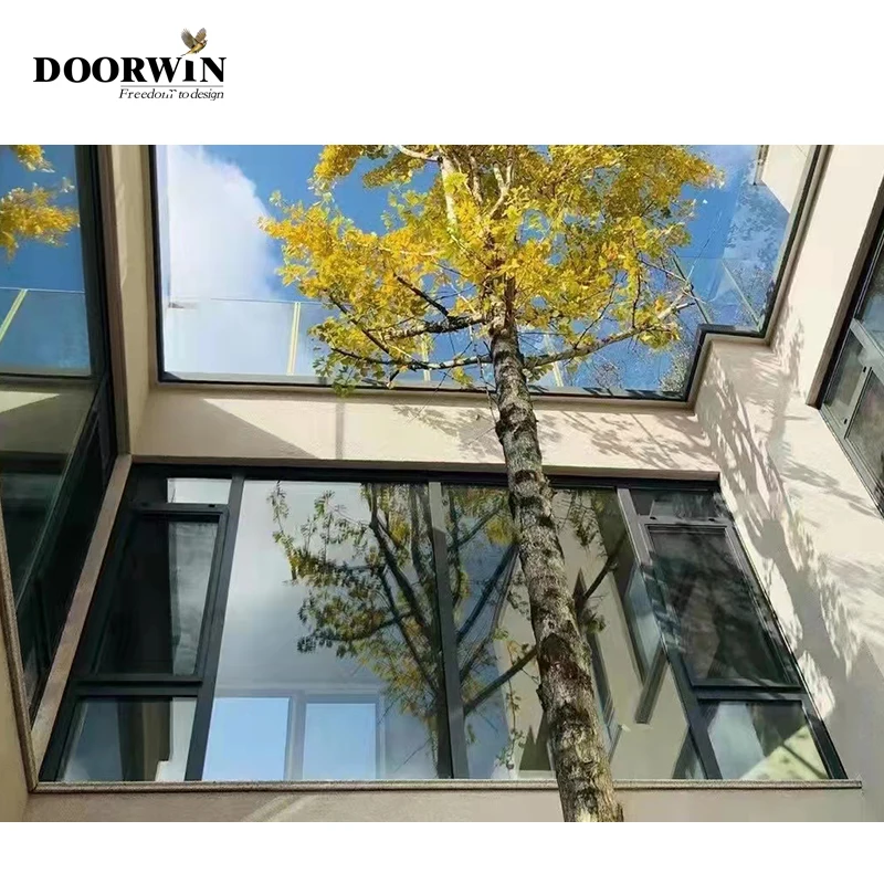 Doorwin-ventanas de baño de aluminio, certificado NFRC, lo mejor, tus vecinos han seleccionado