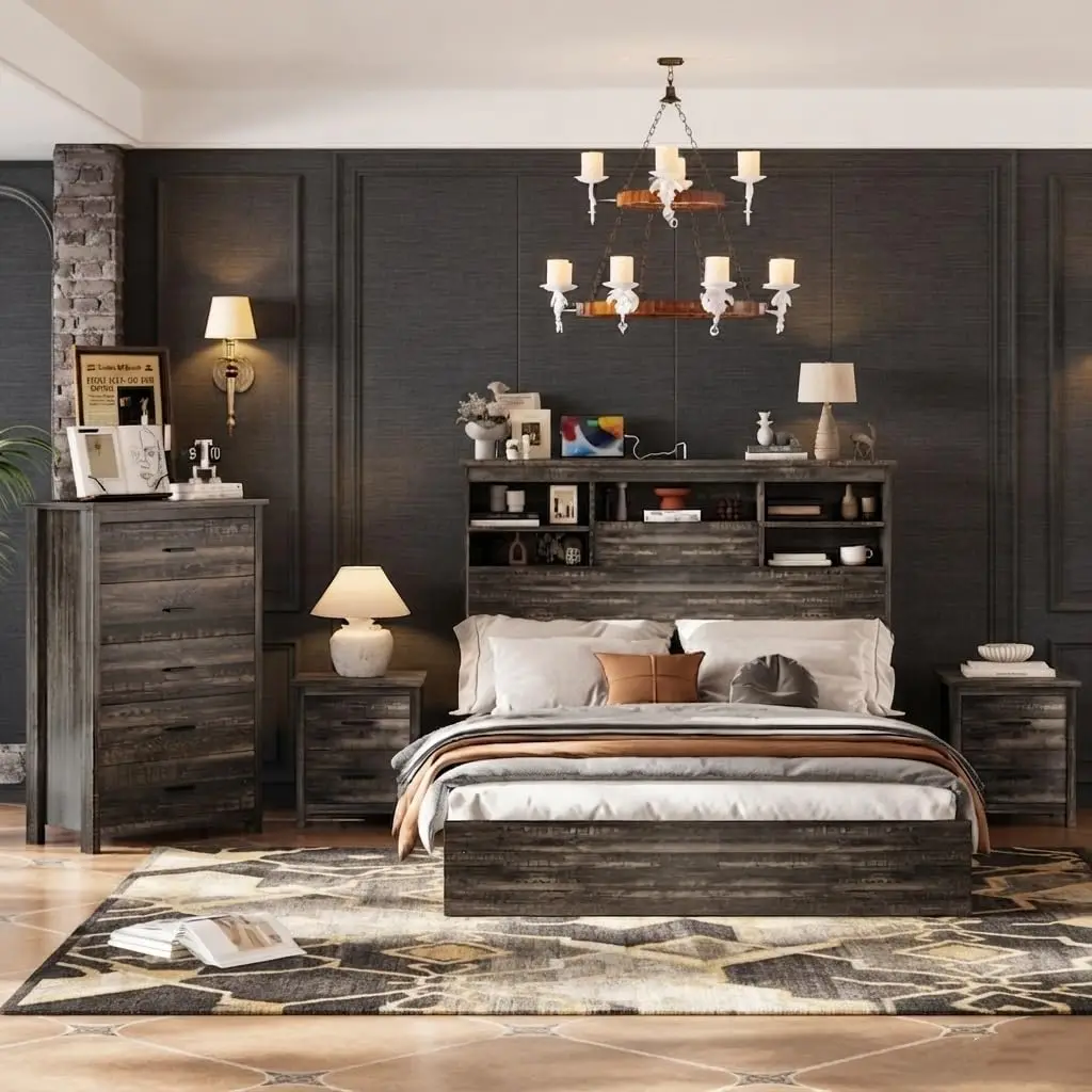 Modern Queen Bedroom Set 4