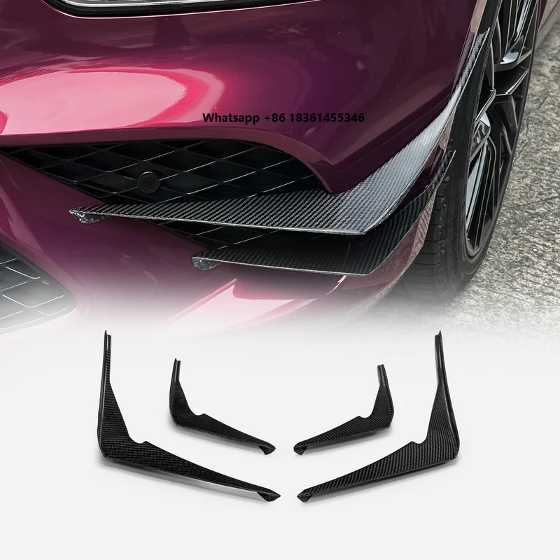 

For G70 Facelift EPA Type Front Bumper Canard, Exterior Aero Mod Trim, Direct Fit Part