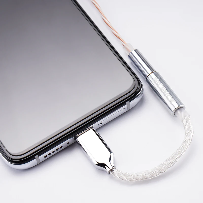 NICEHCK TC3 Metal Alloy Shell ALC5686/C100 HiFi Decoding Adapter Cable Type-C Lightning Input Support Line-control Microphone