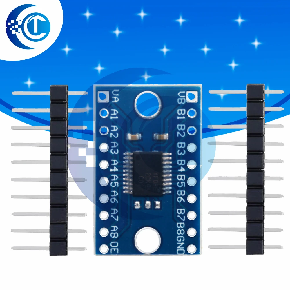 TXS0108EPWR 3.3V/5V 8-Channel Bi-Directional Logic Level Converter (TTL/CMOS) for arduino