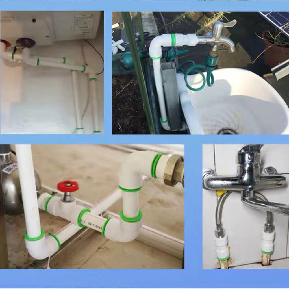 PPR PVC PE Wasser Rohr Schraube Gewinde Hot-melt Kostenloser Schnell Anschluss Stecker und Spielen Garten Landwirtschaft Bewässerung Dekoration