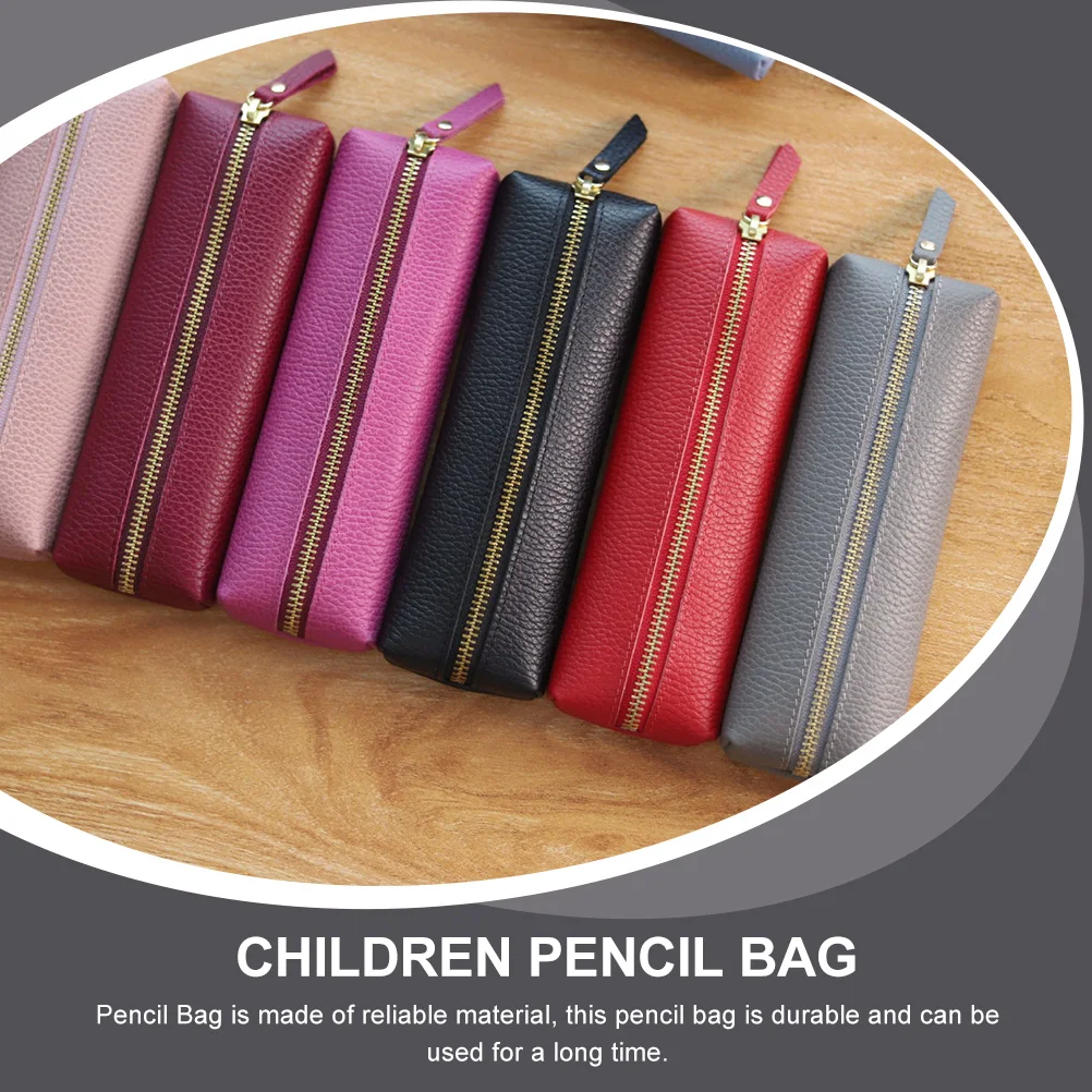 Large Capacity Zipper Design Anti-Scratch Stationery Bag Durable Lightweight Pen Storage Bag For Students Office Kids