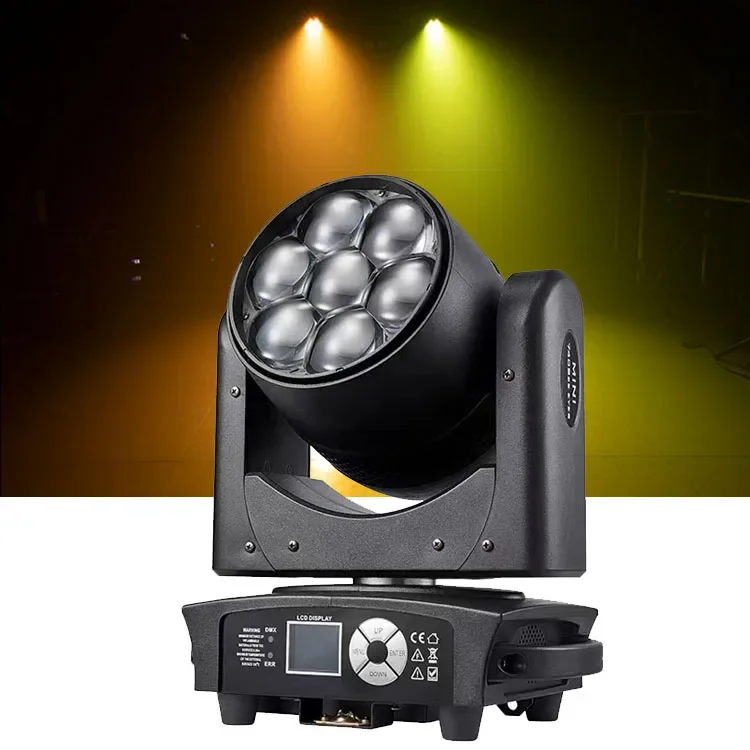 7x40w mini moving head beam rgbw 4 in 1 led wash zoom moving head