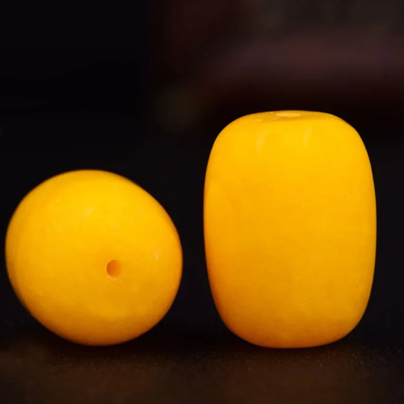 Naturalny chalcedon koraliki kubełkowe — zdjęcie 5