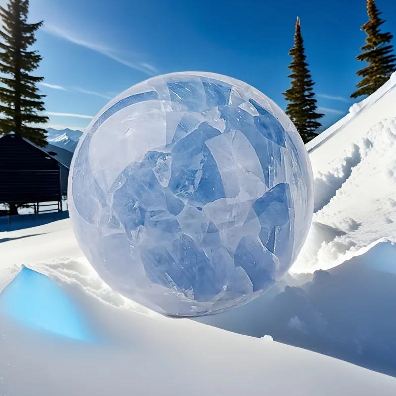 1pc Large Natural Blue Celestite Crystal Quartz Sphere Polished Kyanite Gemstone for Chakra - view 3