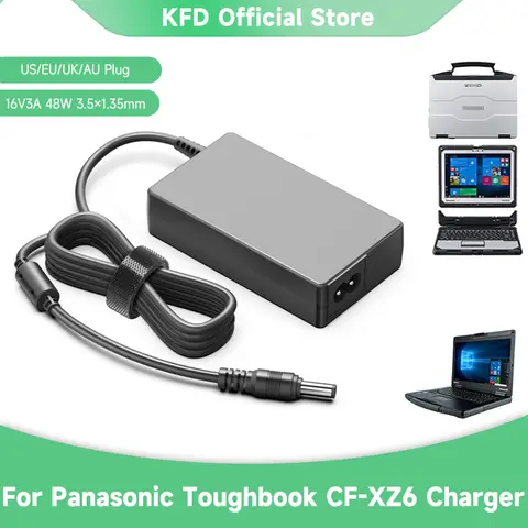 16V3A 48W 3.5×1.35mm For Panasonic Toughbook CF-XZ6 Laptop Charger AC Portable Power Supply Cable Altec Lansing IMW888 Adapter