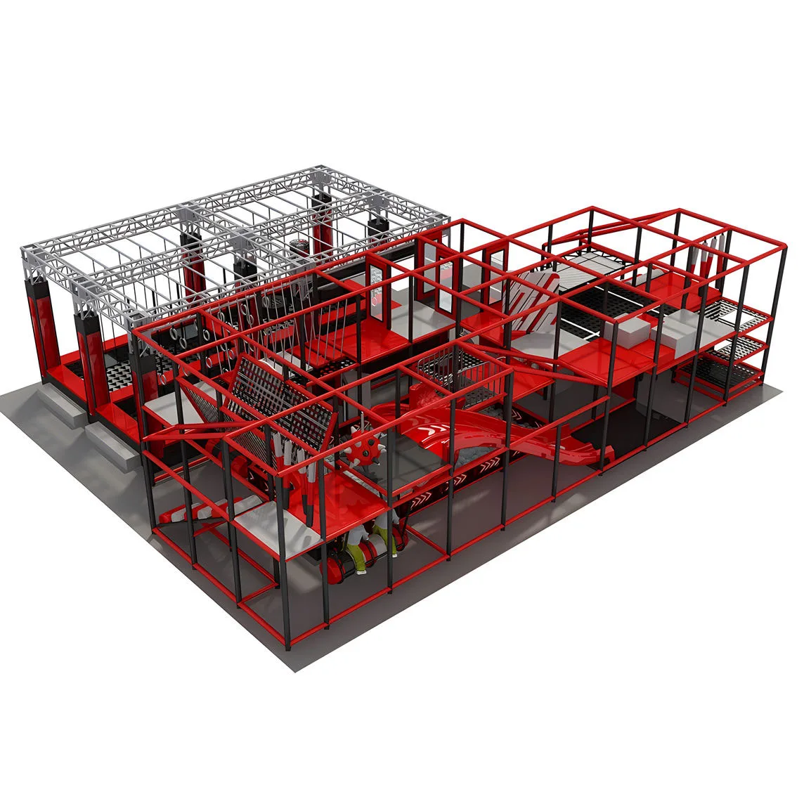 Kids Soft Play Climbing Toys Games Children Ninja Warrior Indoor Playground for Sale