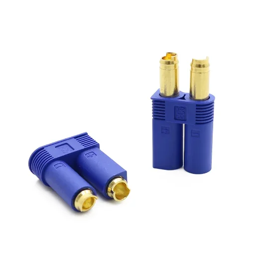 EC5 Gold Airplane Plug High Current 100A Banana Bullet Connector with Shell for RC Lipo Power Cells, ESCs, Speed Controller