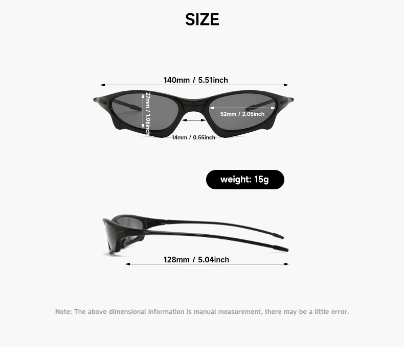 Ultraleichte Polarisierte Sonnenbrille für Herren Markendesigner UV400 Sonnenbrillen für Damen Fahrbrillen Sportbrillen Verspiegelte Gläser – Detail 3