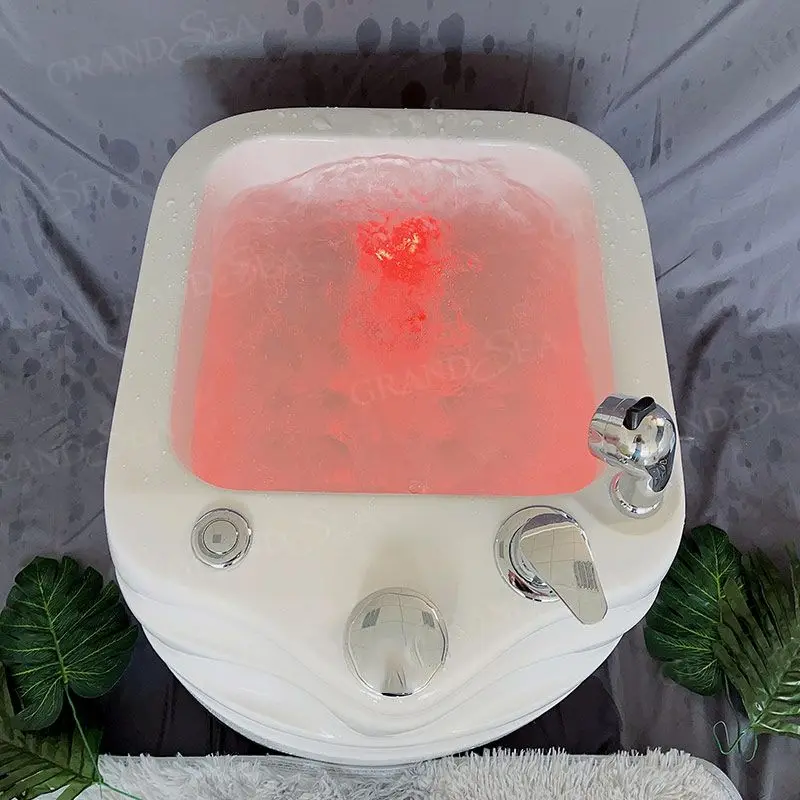 Foot Therapy Basin Bath Beauty Salon Acrylic Massage Ceramic Foot Bath Nail Salon Foot Therapy Bowl