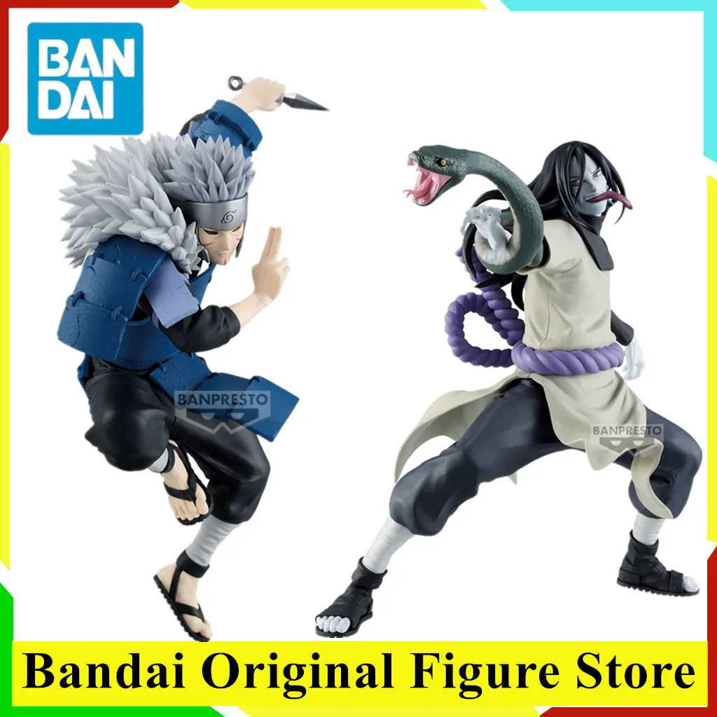 

Оригинальная фигурка BANDAI VIBRATION STARS TOBIRAMA SENJU OROCHIMARU, оригинальная фигурка NARUTO SHIPPUDEN Banpreto, модель из ПВХ, игрушки