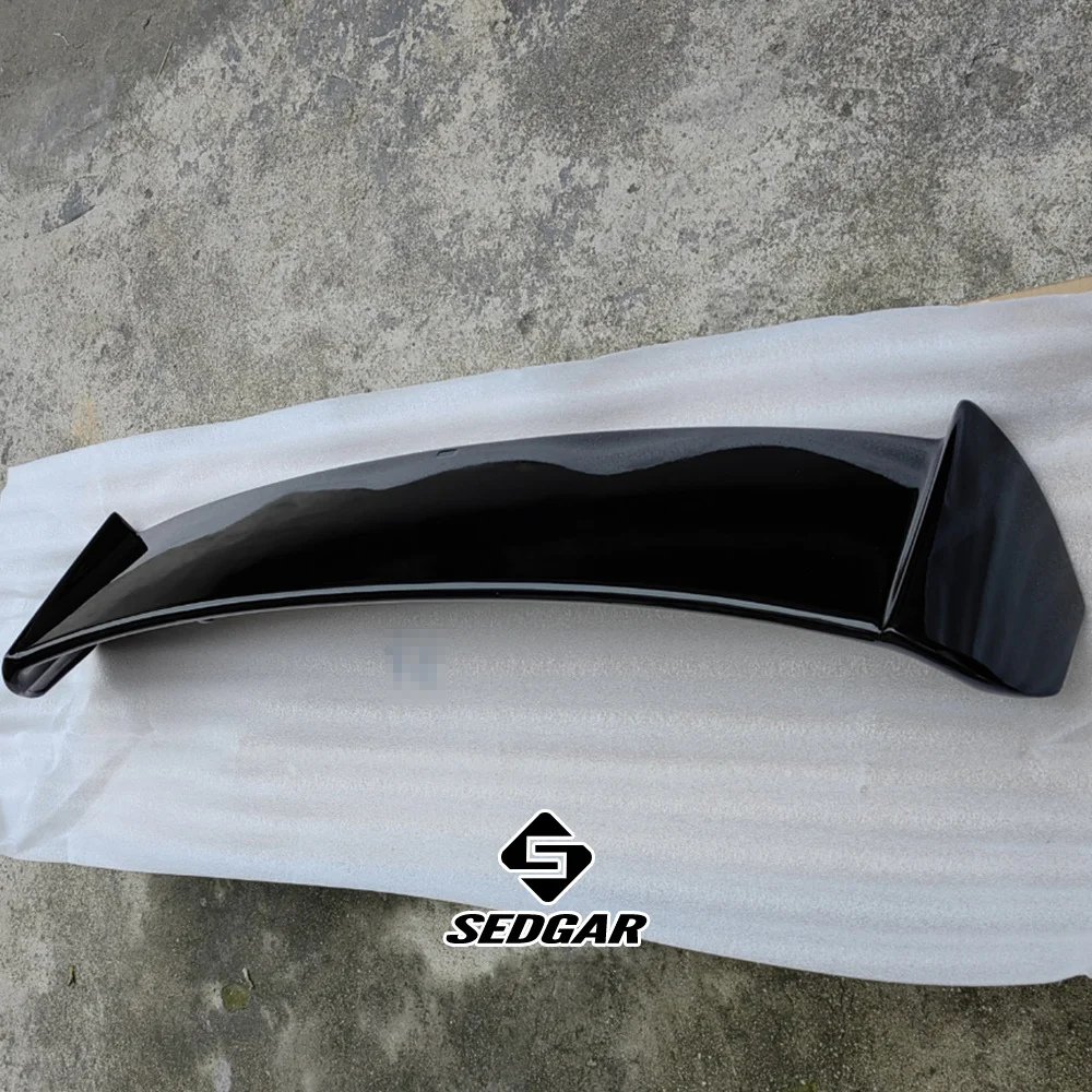 Spoiler bagażnika Audi Q5 2010-2017, styl ABT, wysokiej jakości FRP, czarny połysk, z prawdziwego włókna węglowego, spojler na klapę bagażnika, lotka. — zdjęcie 5