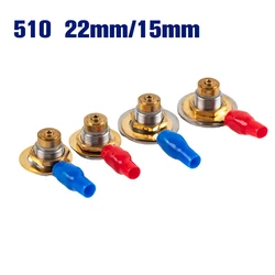 Spring Loaded 510 Adapter Connector Brass Electrode DIY Accessory with Floating Pin 15/22 mm Base for DIY Mod for vapor