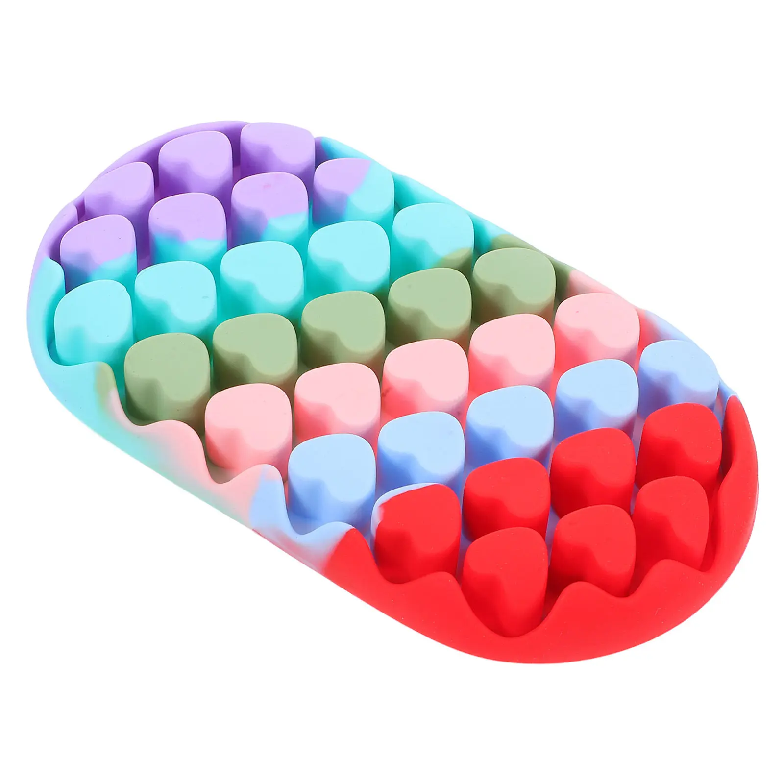 Ergonomic Wrist Rest for Keyboard Heart Shaped Silica Gel Pad Breathable Office Desk Accessory Comfortable H Wrist