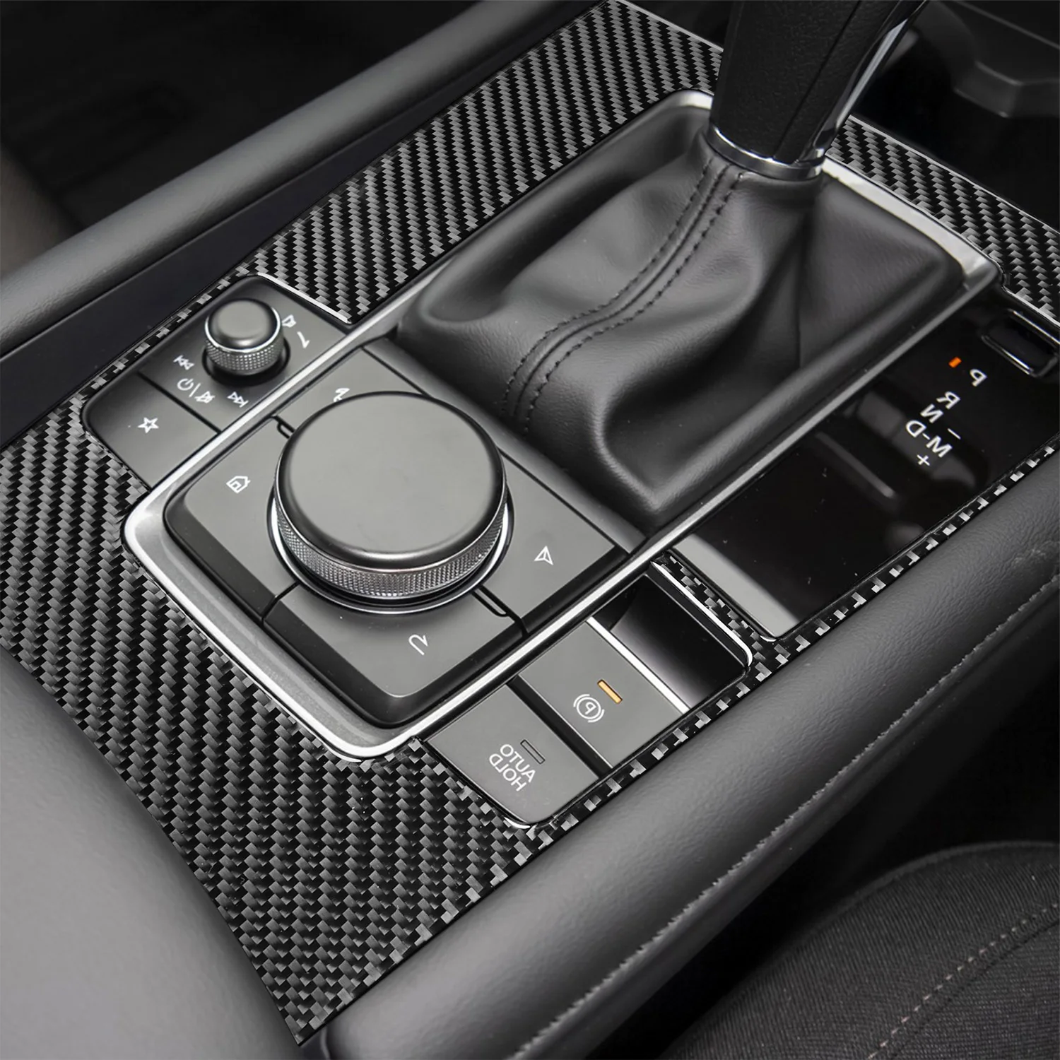 RHD! for Mazda3 BP 2019-2026 Car Accessories Center Console Gear Shift Panel Cover Trim Stickers Set, Style A & B Options