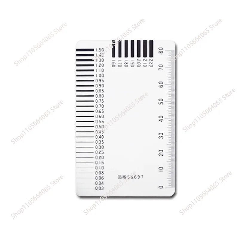 10Pcs Crack Detection Measuring Ruler, Wall Foundation Cement Joint Gauge, Residential Decoration Inspection Tool