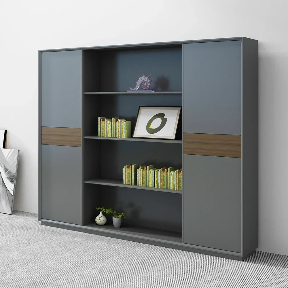 

--MIGE Luxury Home Office Combination Swing Door Storage Office Wooden File Cabinet