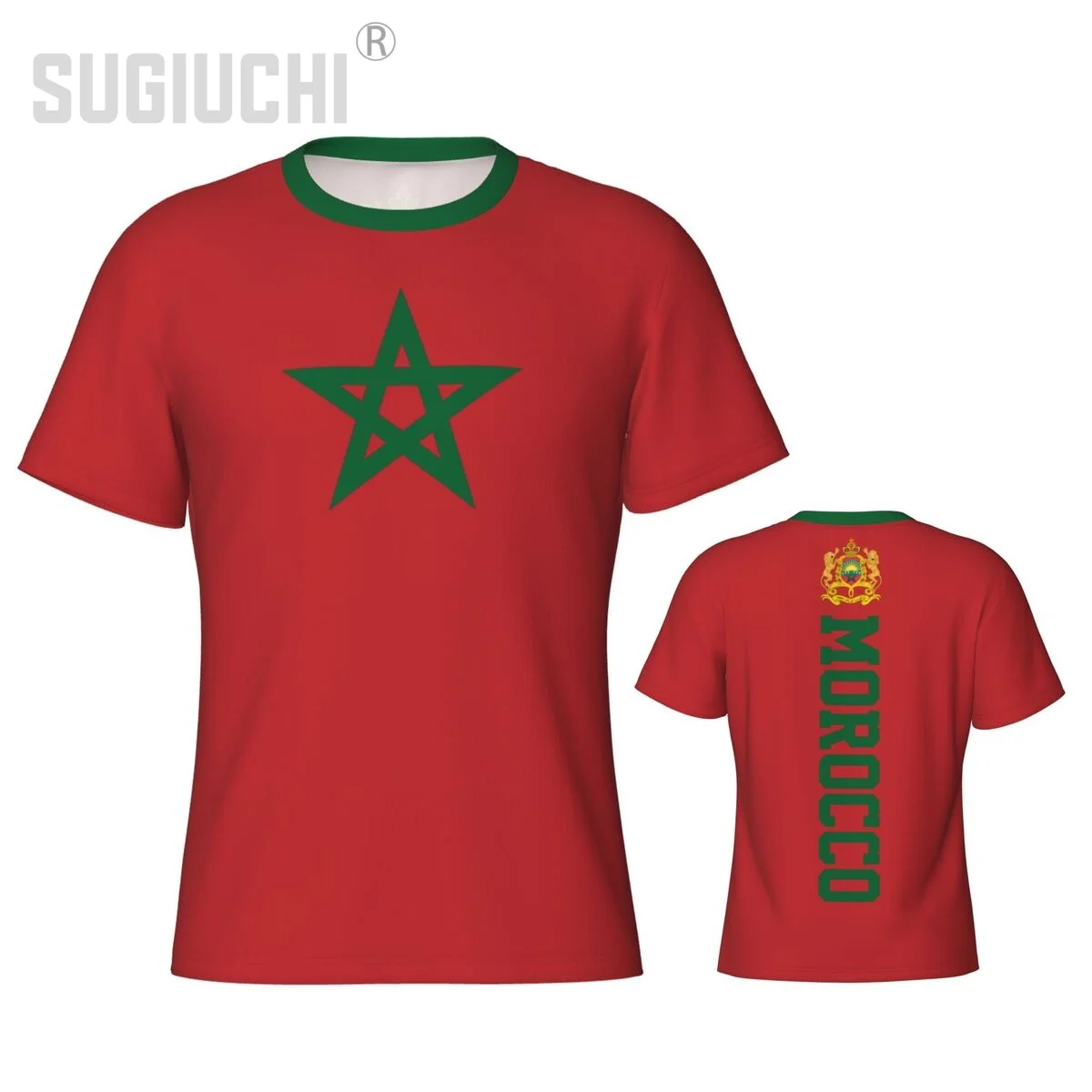 Tight Sports T-shirt Morocco Flag Moroccan 3D For Men Women Tees jersey Clothes Soccer Football Fans Gift Patriotic T shirt