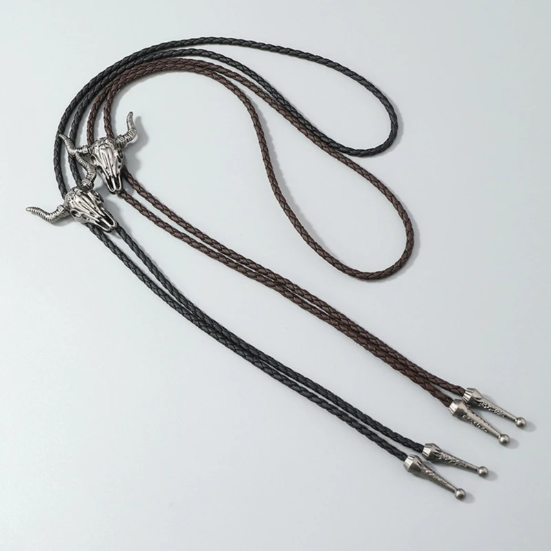 Longhorn Bull Bolo Tie Western Vintage Bolo Tie Cowboy Tie Cowboy Necktie Natives American Bolo Tie Men Western Bolo Tie