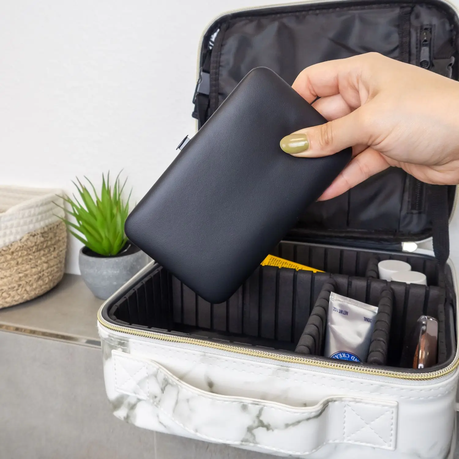 7/10/16/18 قطعة مجموعة أظافر مجموعة تشذيب الأظافر مصنوعة من الفولاذ المقاوم للصدأ باللون الأسود مع حقيبة للتخزين أداة العناية بالأظافر والباديكير كليبرز الأظافر