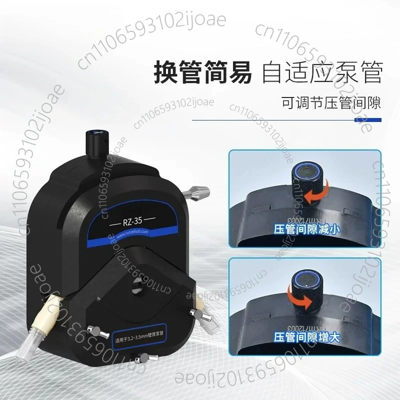 High-Flow Peristaltic Pump Head 14L Compatible with Various Box-Type Water Pump Filling Machines Constant-Flow Pump Head RZ35