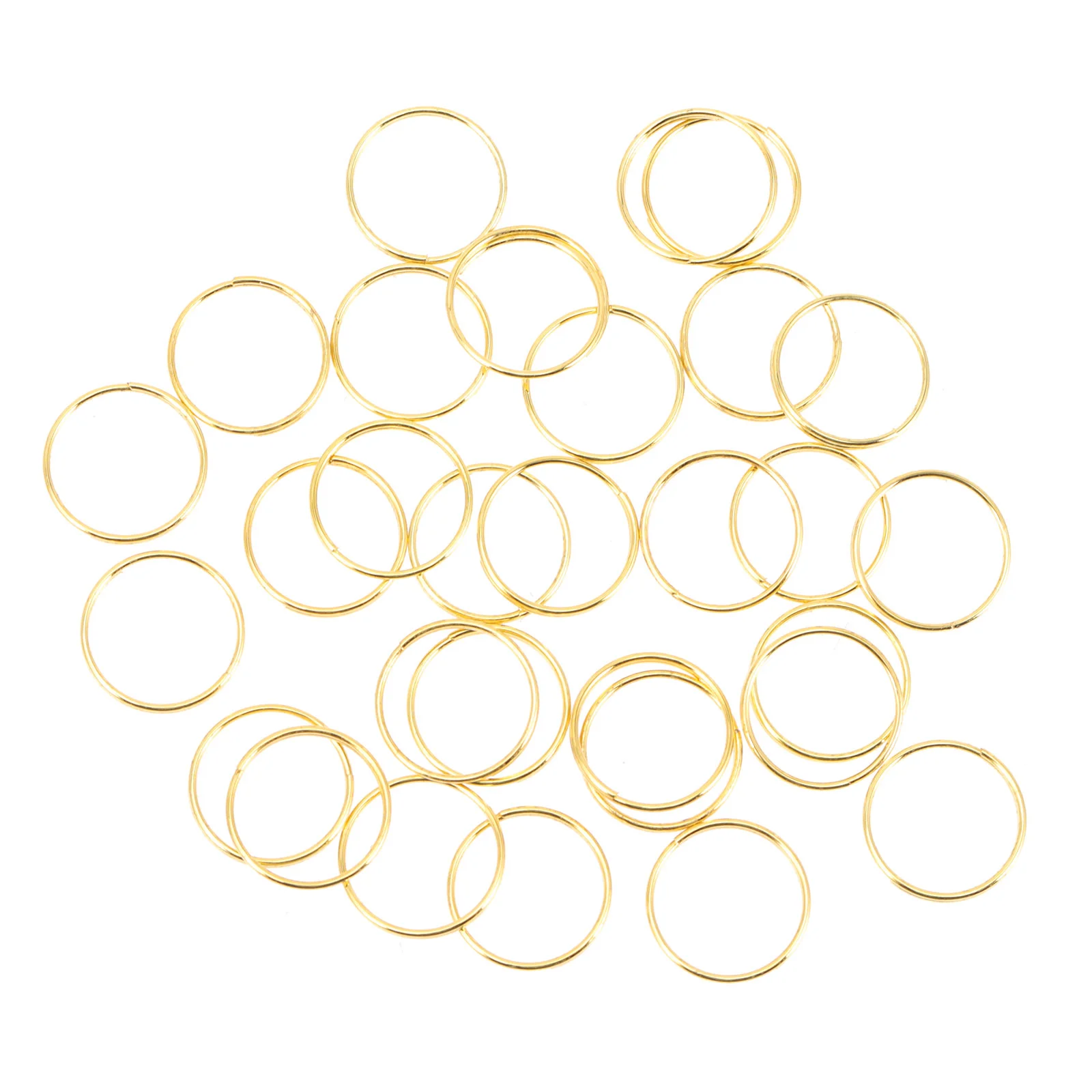 

300 Pcs Crystal Lamp Accessories Parts Connecting Ring for Drop Pendant Pendants Stainless Steel Chandelier Connection DIY Ball