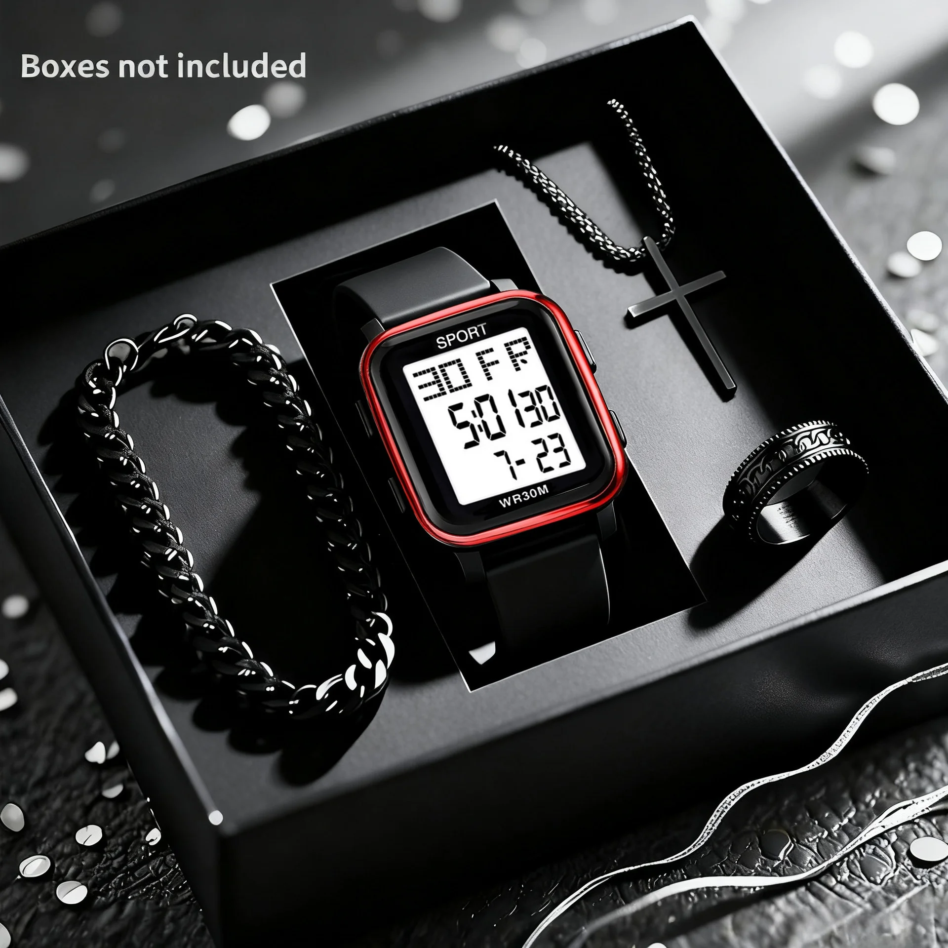 جديد عصري طالب الرياضة في الهواء الطلق الموقت الإلكترونية متعددة الوظائف ووتش مزيج نمط شعبية طالب التبعي #2