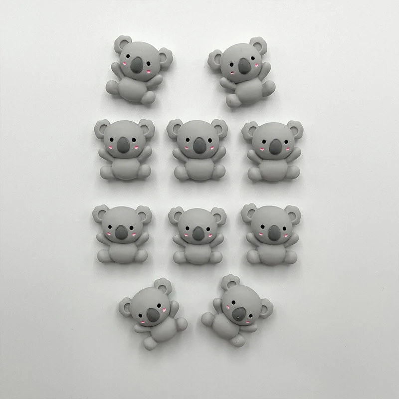 Petits aimants de réfrigérateur Koala pour tableau blanc magnétique, mini autocollants animaux de dessin animé, décoration d\'intérieur, 10 pièces