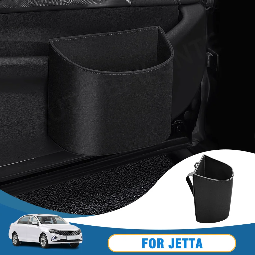 Car Trash Can Hanging Garbage Storage Box Accessories For VW Volkswagen Jetta 5 6 7 GLI 2023 2022 2021 2020 2019 2018 - 2005