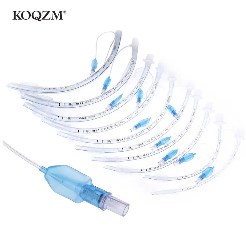 4mm 5mm 6mm 5,5mm 6,5mm 7,5mm 8mm 1Pcs Einweg Sterile Manschette Endotrachealtubus intubation Endotrachealtubus Atemwege