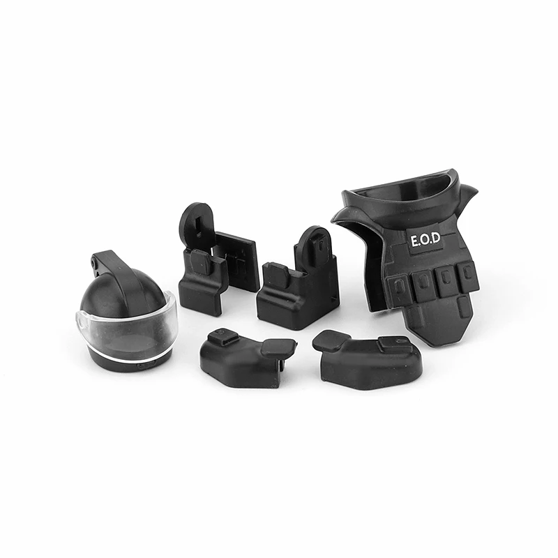 Modern Policemen Vest Equipment Accessories Building Blocks Military SWAT Soldiers Figures Bomb Disposal Suit Mini Bricks Toys