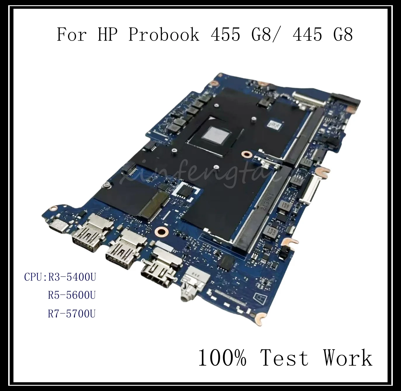 

DA0X9QMB8E0 для HP Probook 445 G8/455 G8, материнская плата для ноутбука DA0X9QMB8D0 UMA DDR4 R3 R5R7 CPU, 100% протестировано, работает.