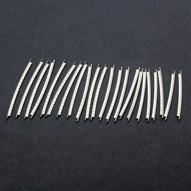 120Pcs Stainless Steel Guitar Fret Wire 24 Fingerboard Frets 2.7Mm For Acoustic Guitar Parts