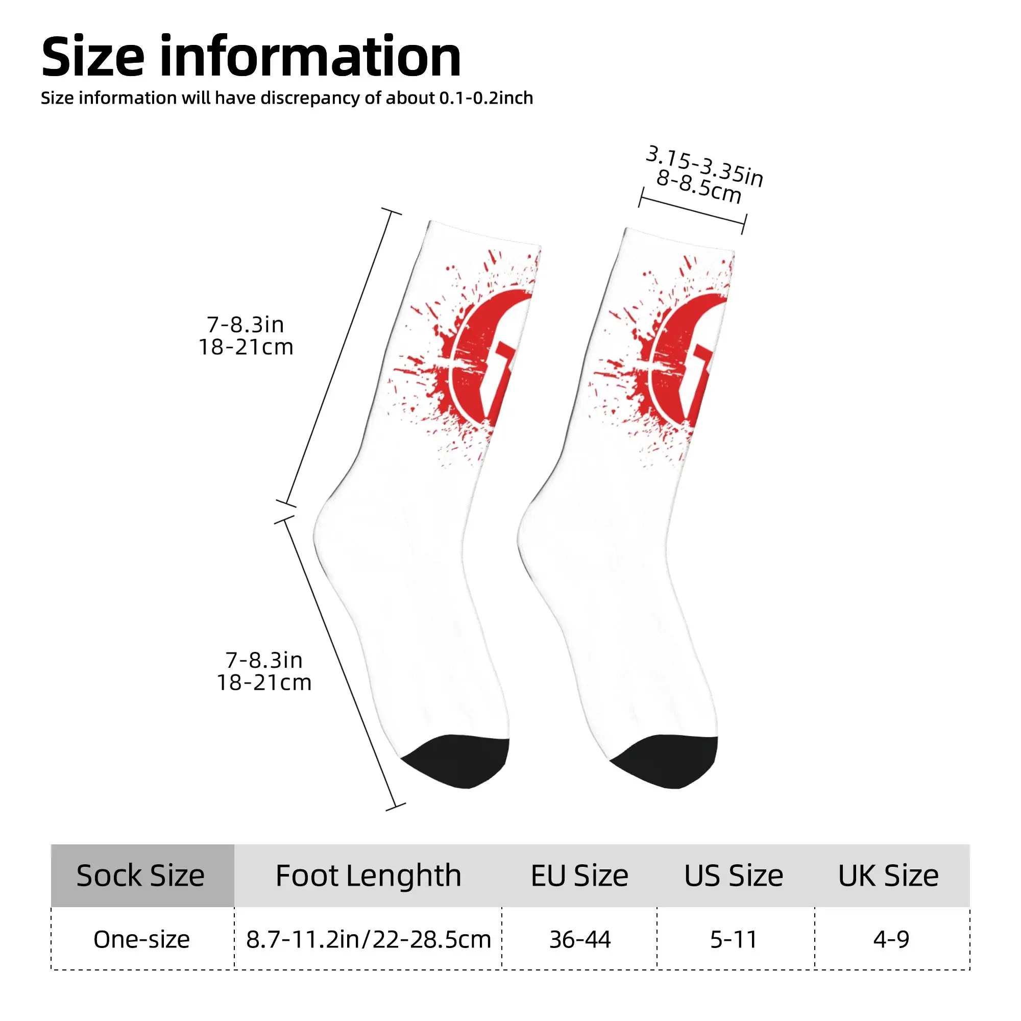 Носки для спартанских гонок на заказ с забавным принтом для женщин и мужчин, эластичные носки для экипажа с логотипом Sparta Spirit на лето, осень и зиму