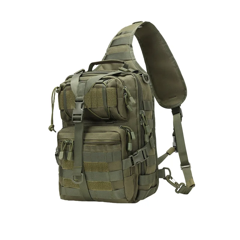 Single Shoulder Crossbody Camping and Hiking Bag Factory Direct Sales Retro Casual Nylon Waterproof Multifunctional Crossbody