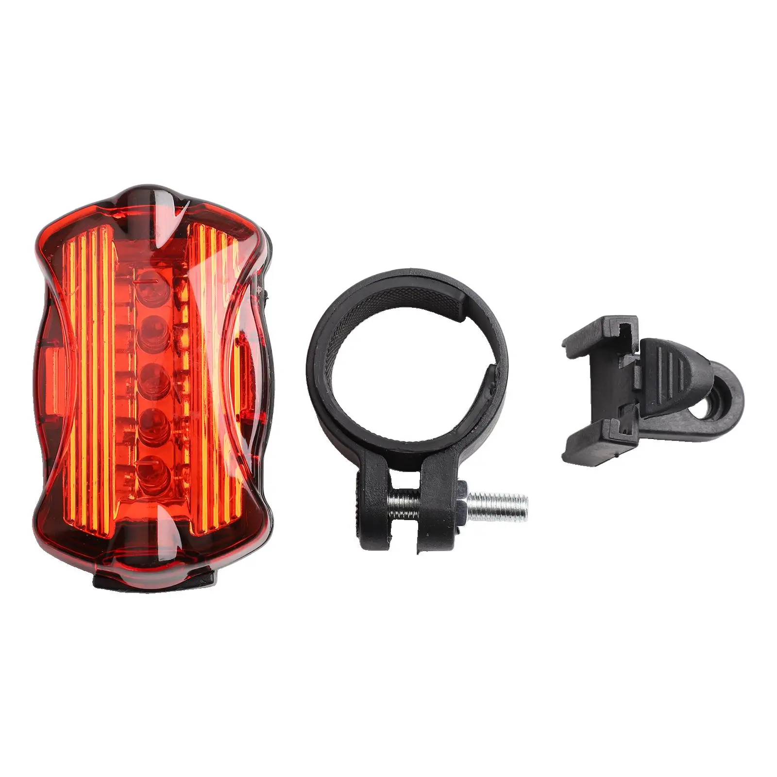 Bicycle Tail Light Waterproof Rear Light For Road ​Bike Cycling Accessories Tail Light Cycling 5 LED Night Safety Flashing Lamp