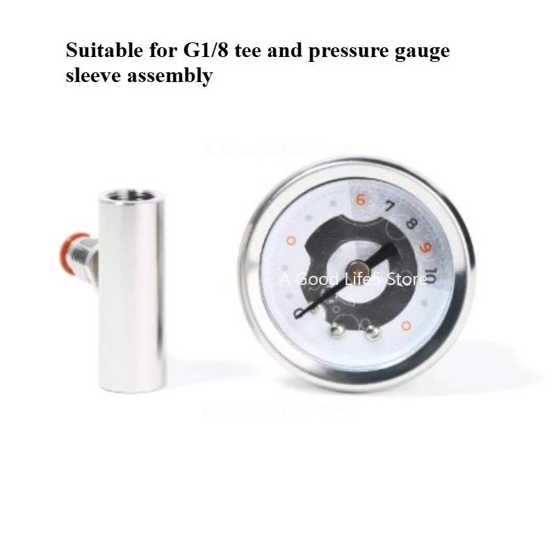 

Applicable To BK G1/8 Tee Mechanical Pressure Gauge Set T-Connector