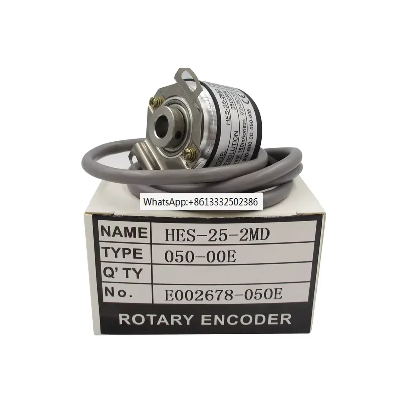 New encoder HES-02-2MD 6mm 8mm  hollow shaft 2500ppr 1024ppr 1000ppr 360ppr incremental rotary encoder