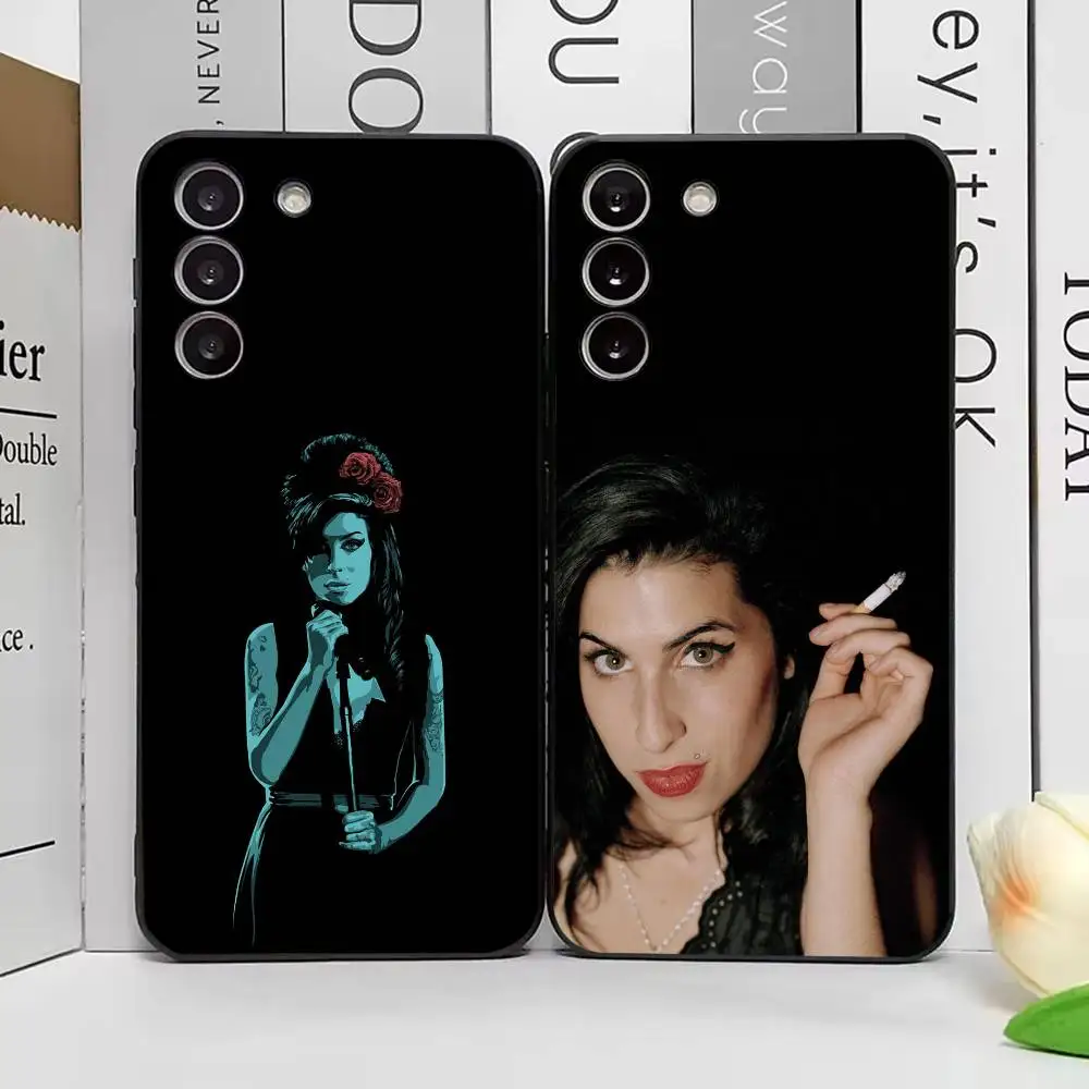 Amy W-Winehouse Popular Singer Phone Case Silicone Soft For Samsung Galaxy A73,A72,A71,A70,A53,A52,A51