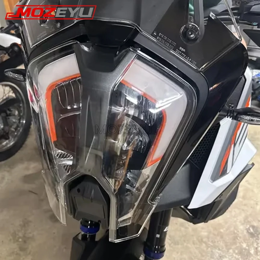 Motorcycle Accessories Headlight Protector For 1290 Super Adventure S R 2017 - 2024 Head Light Guard Cover Protection Grill 2