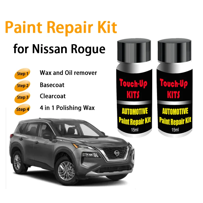 

Car Paint Repair Kit for Nissan Rogue Touch-Up Paint Set Scratch Remover Automotive Paint Care Accessories Black White