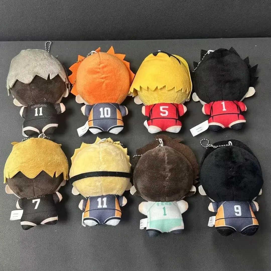 Volleyball Plush Tobio Kageyama Shoyo Hinata Kozume Kenma Sugawara Koushi Anime Stuffed Doll Backpack Pendant Keychain